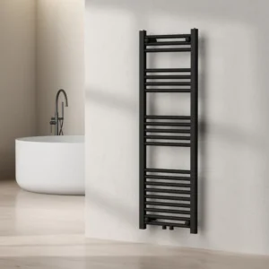 Radiador Toallero Agua Negro 120x40