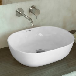 Lavabo Sobre Encimera Blanco Yaco
