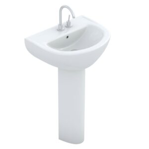 Lavabo Con Pedestal Blanco Marsella