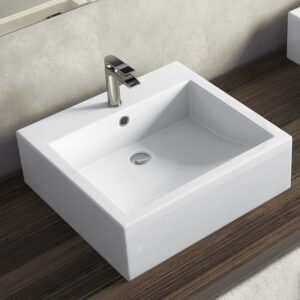 Lavabo Sobre Encimera Blanco Duna