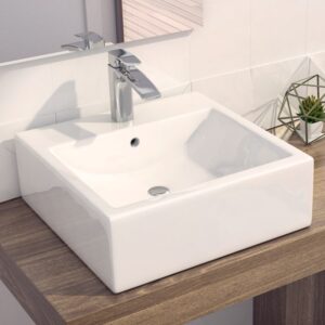Lavabo Sobre Encimera Blanco Dama