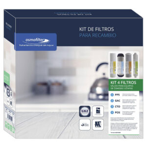 Kit 4 Recambios Osmosis 5 Etapas