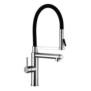 Grifo Cocina Pilot con Caño Negro